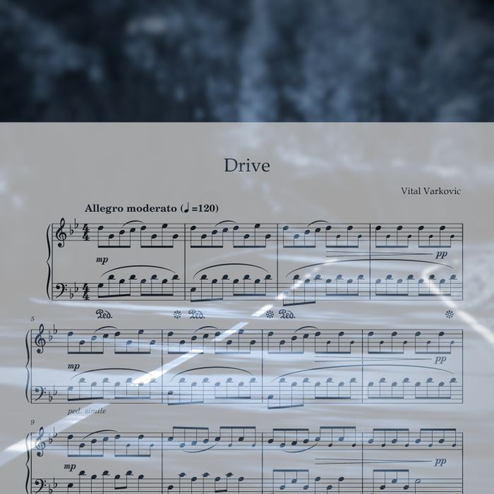 Drive – Piano Sheet Music (PDF Download)