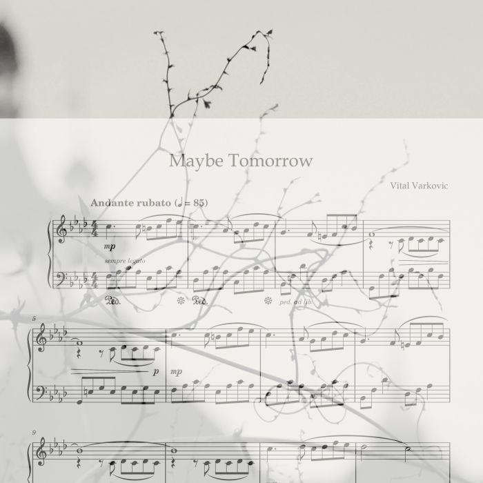 Maybe Tomorrow – Piano Sheet Music (PDF Download)