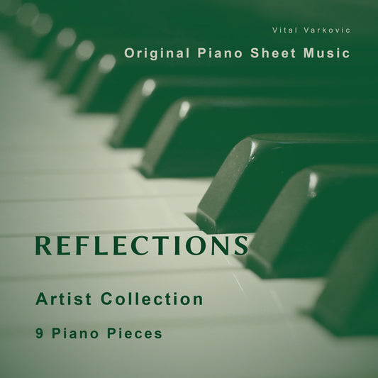 2. Piano Sheet Music (PDF) for 9 Solo Piano Pieces by Vital Varkovic