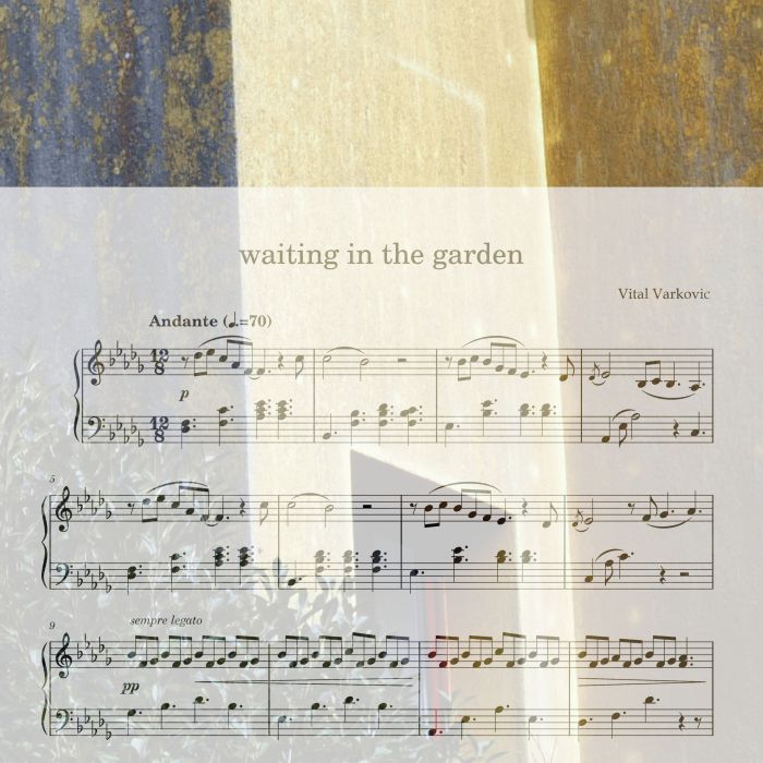 waiting in the garden – Piano Sheet Music (PDF Download)