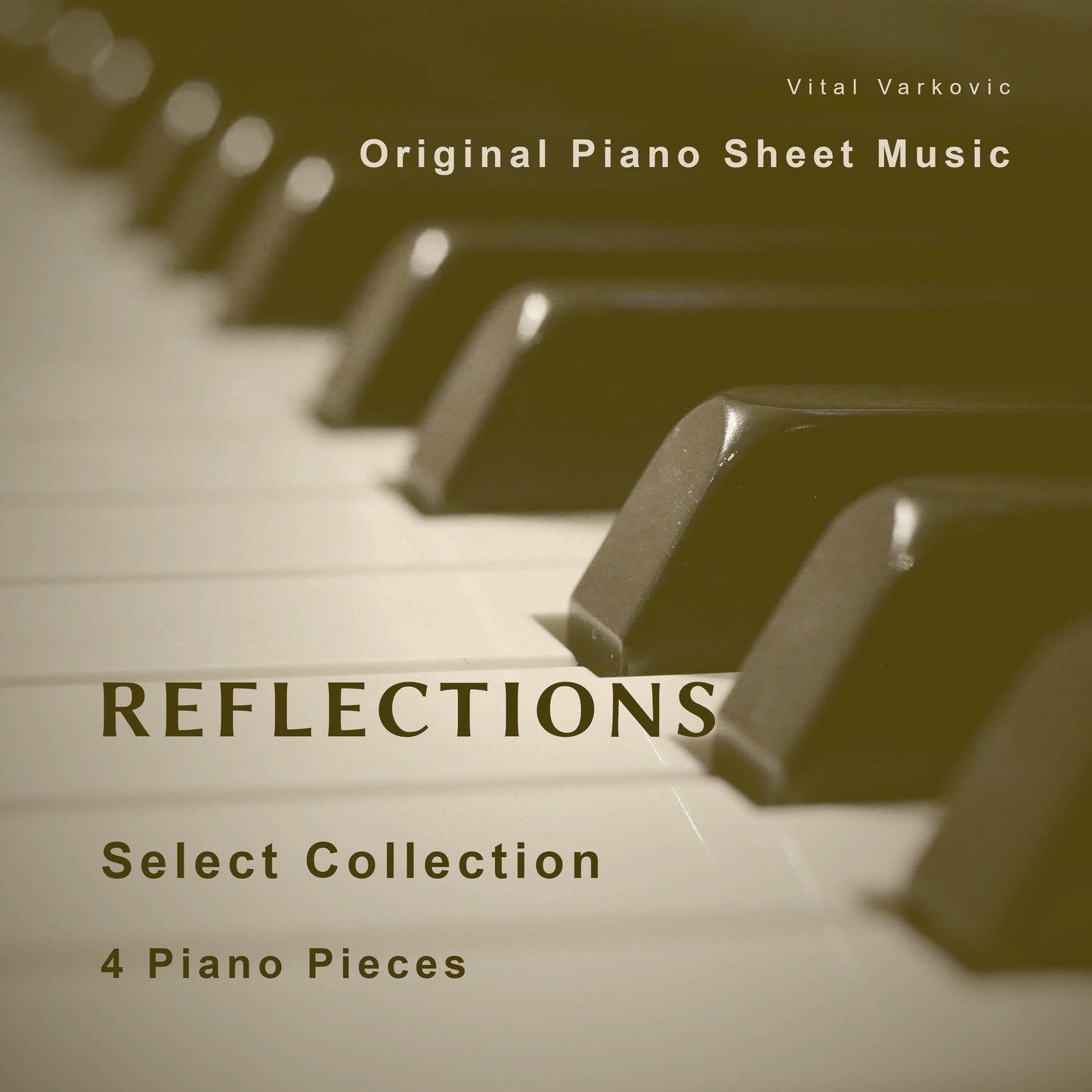 1. Piano Sheet Music (PDF) for 4 Solo Piano Pieces by Vital Varkovic